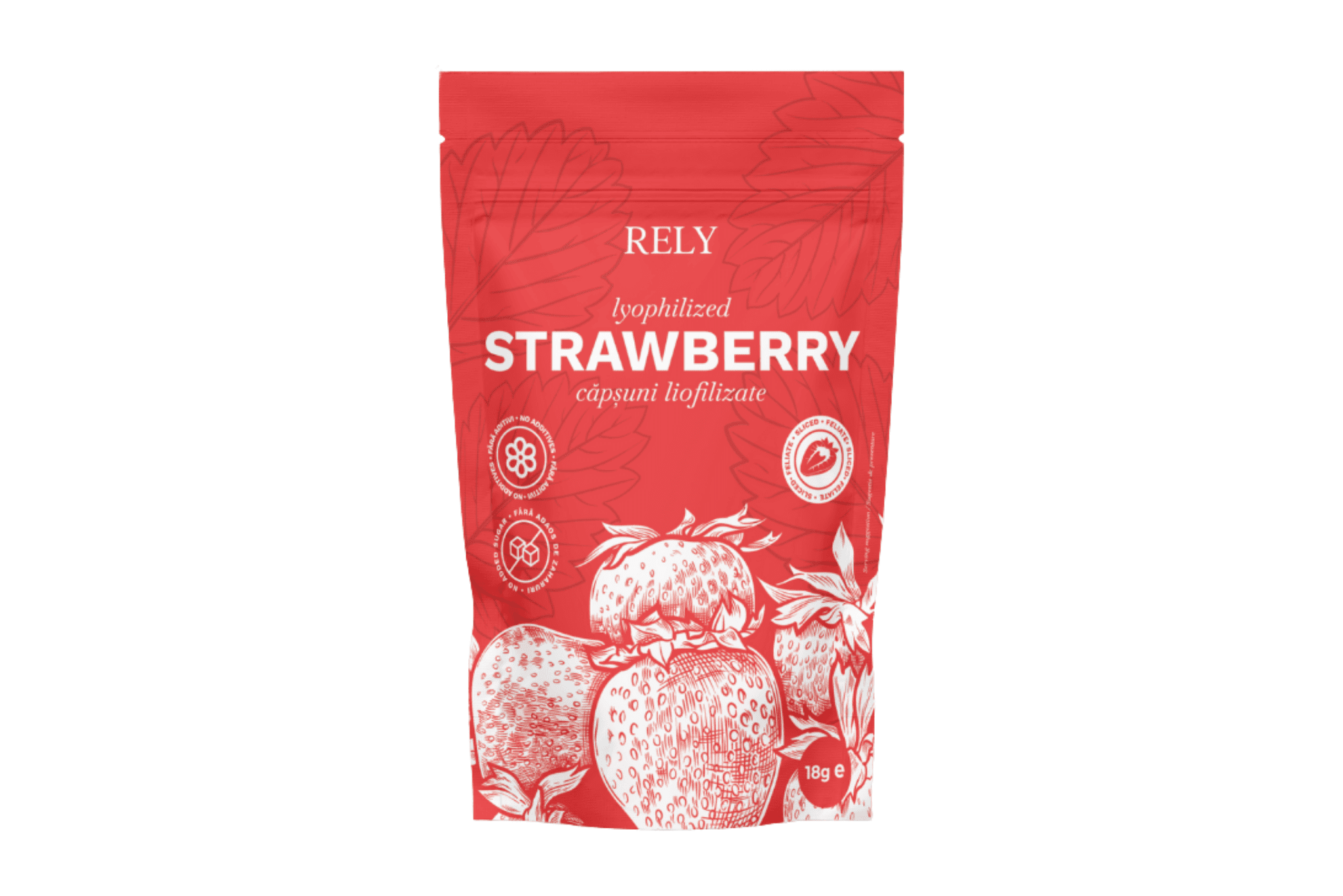 Căpșuni Liofilizate Felii 18g - Camara Copilariei