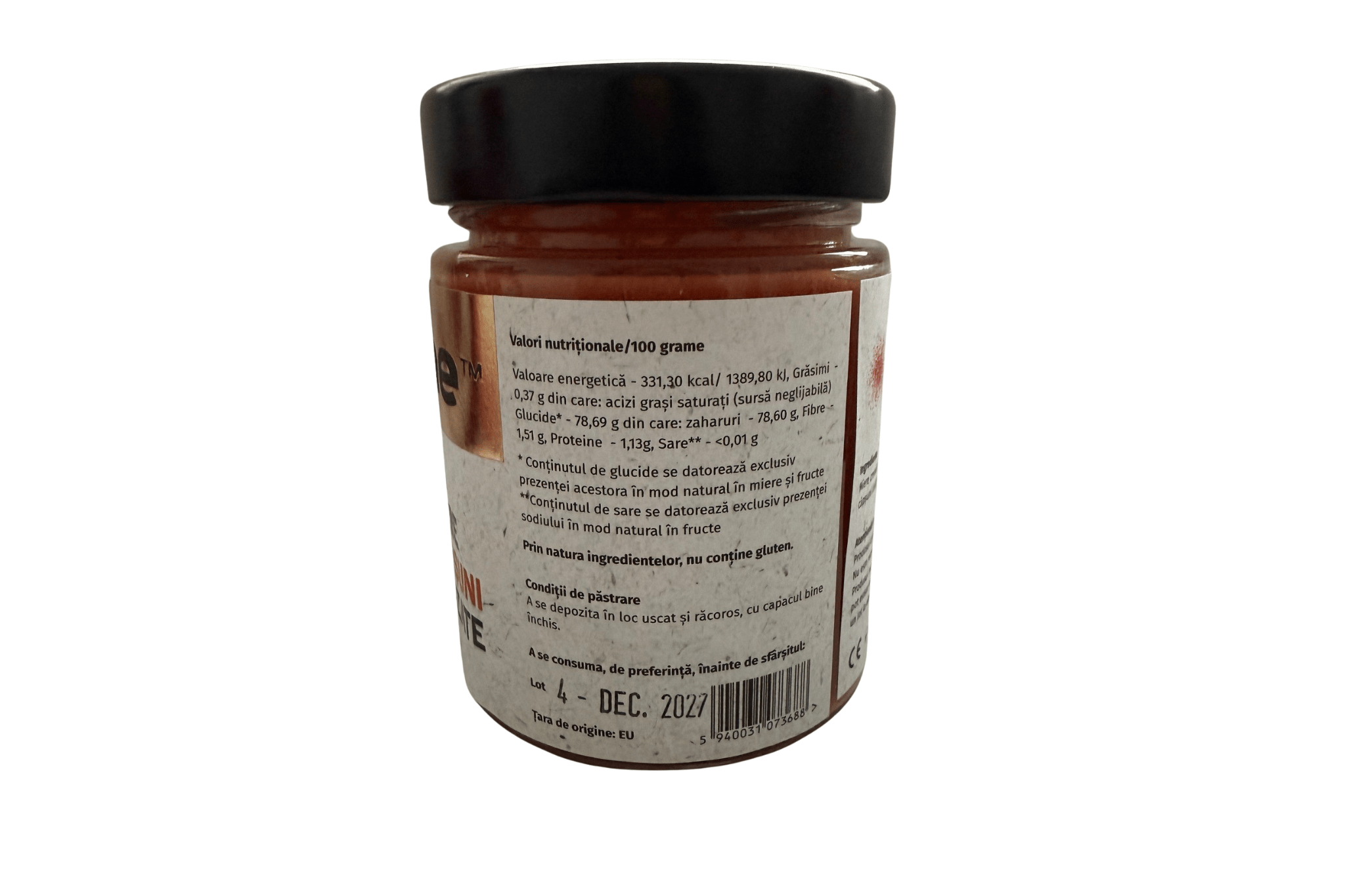 Crema de Miere cu Capsuni Liofilizate 300g - Camara Copilariei