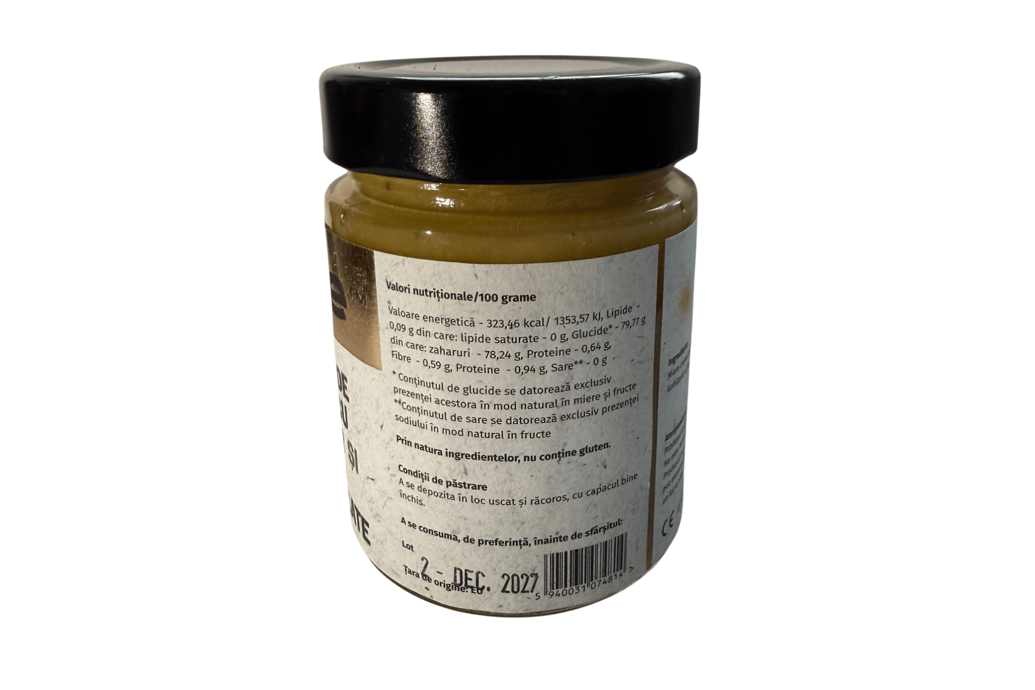 Crema de Miere cu Ghimbir si Lamaie Liofilizate 300g - Camara Copilariei