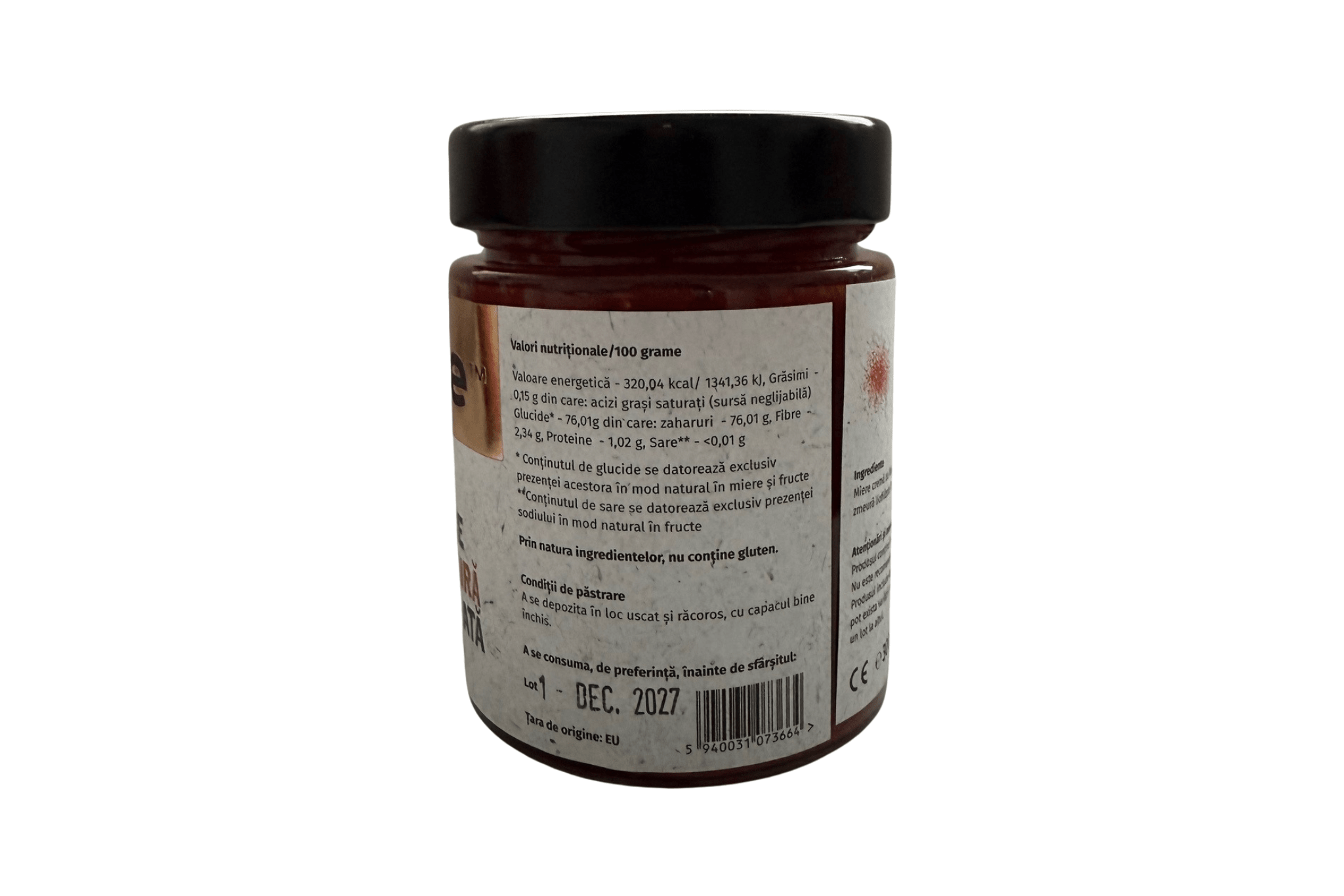 Crema de Miere cu Zmeura Liofilizata 300g - Camara Copilariei