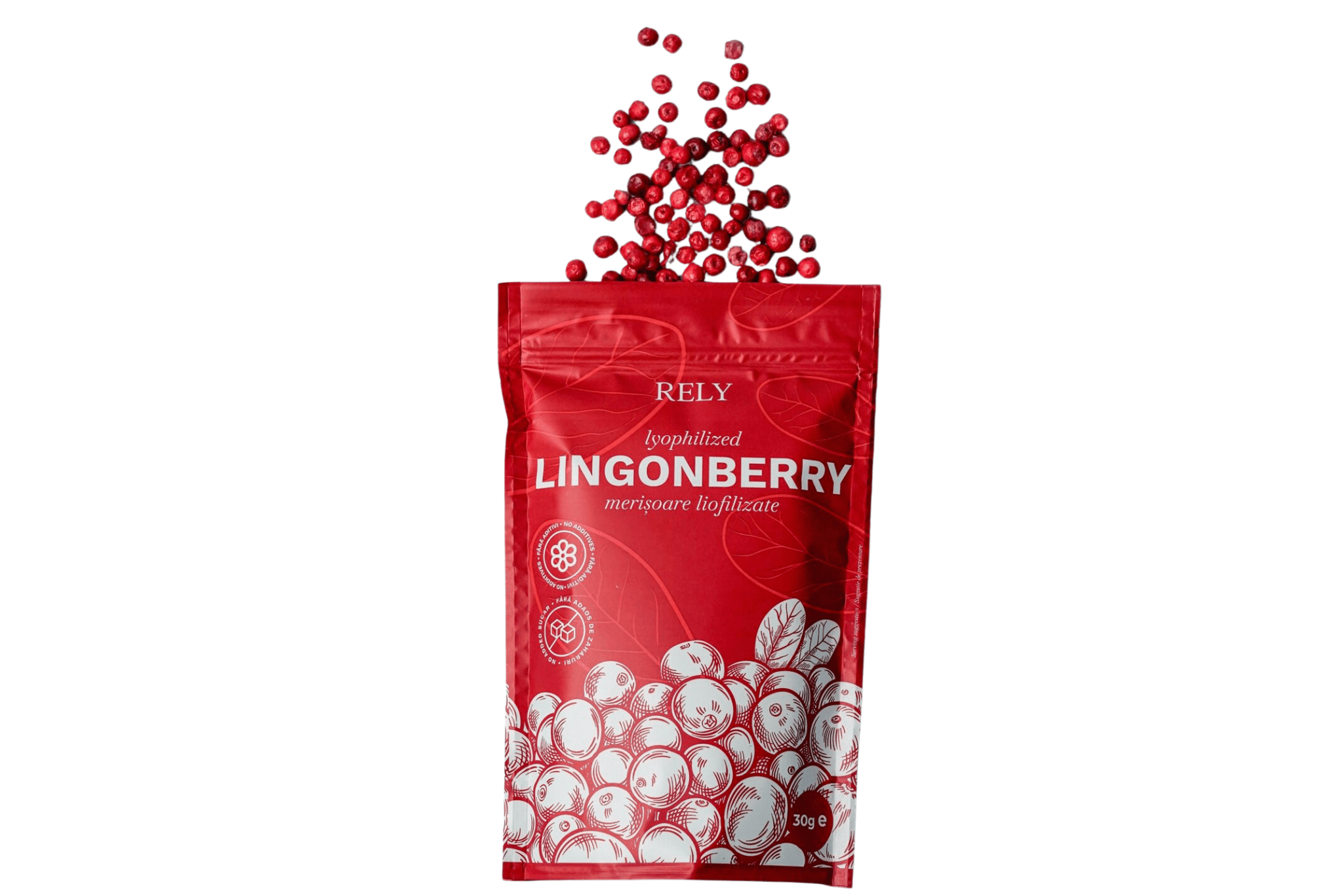 Merișoare de Munte Liofilizate 30g - Camara Copilariei