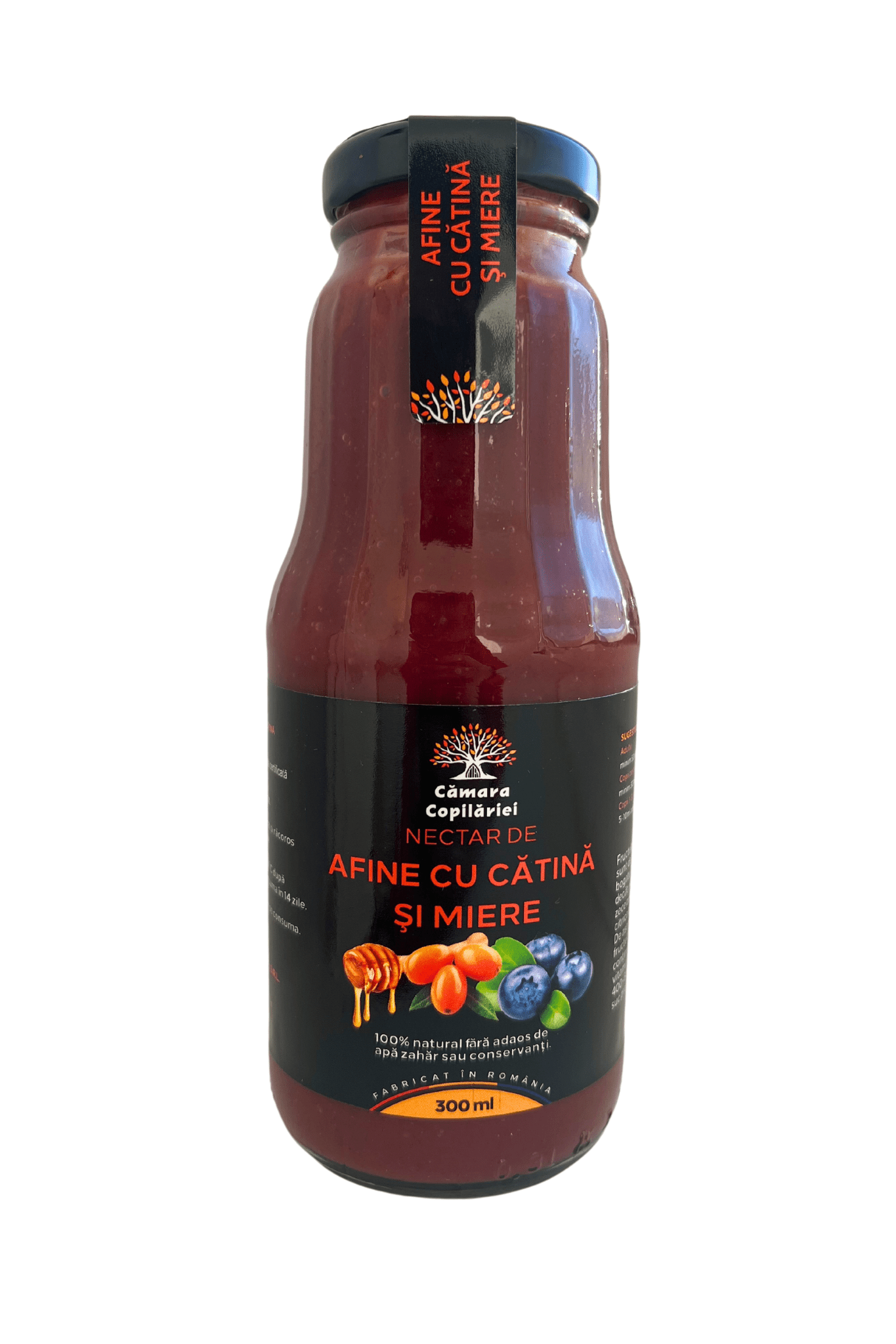 Nectar de Afine cu Cătină și miere - 300ml - Camara Copilariei