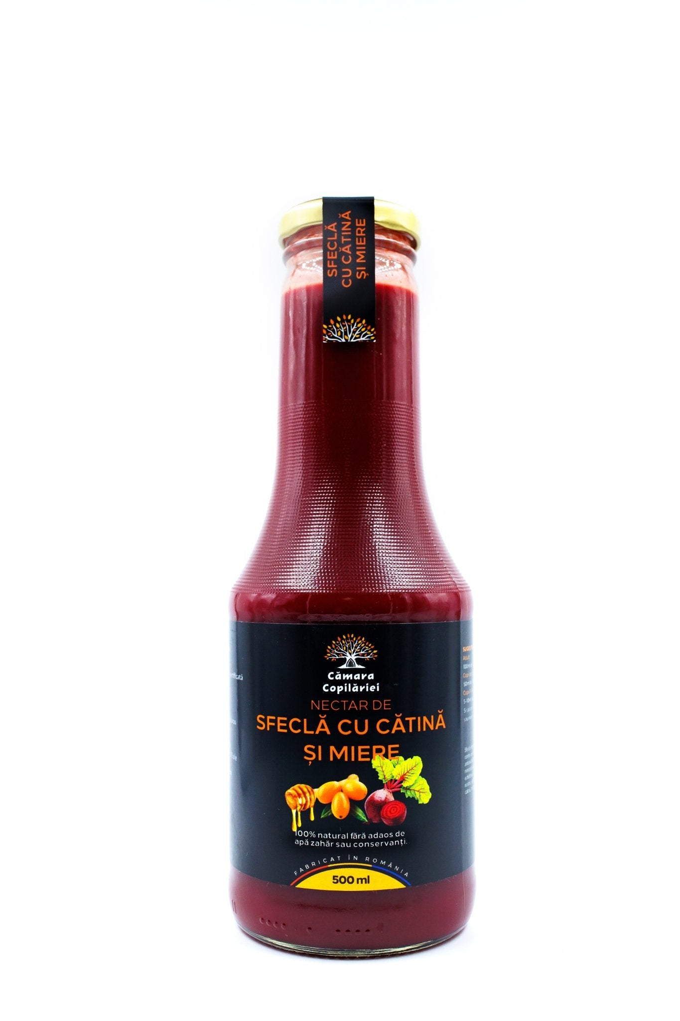 Nectar de Sfeclă cu Cătină și Miere - 500ml - Camara Copilariei